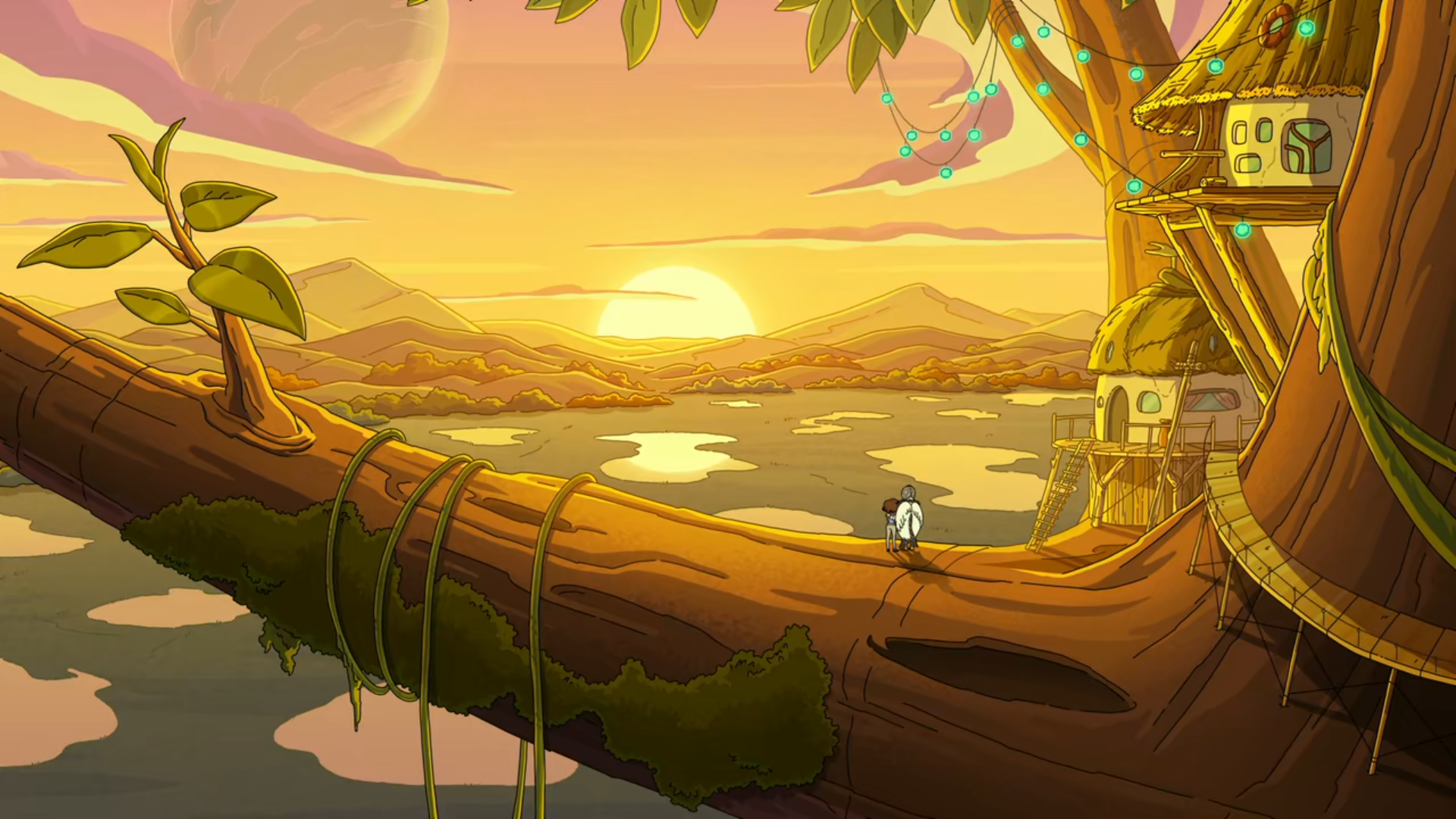 rick and morty wallpaper