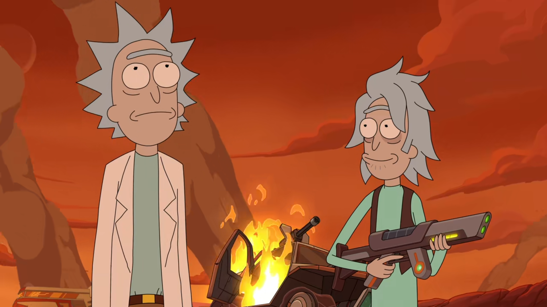 rick and morty wallpaper