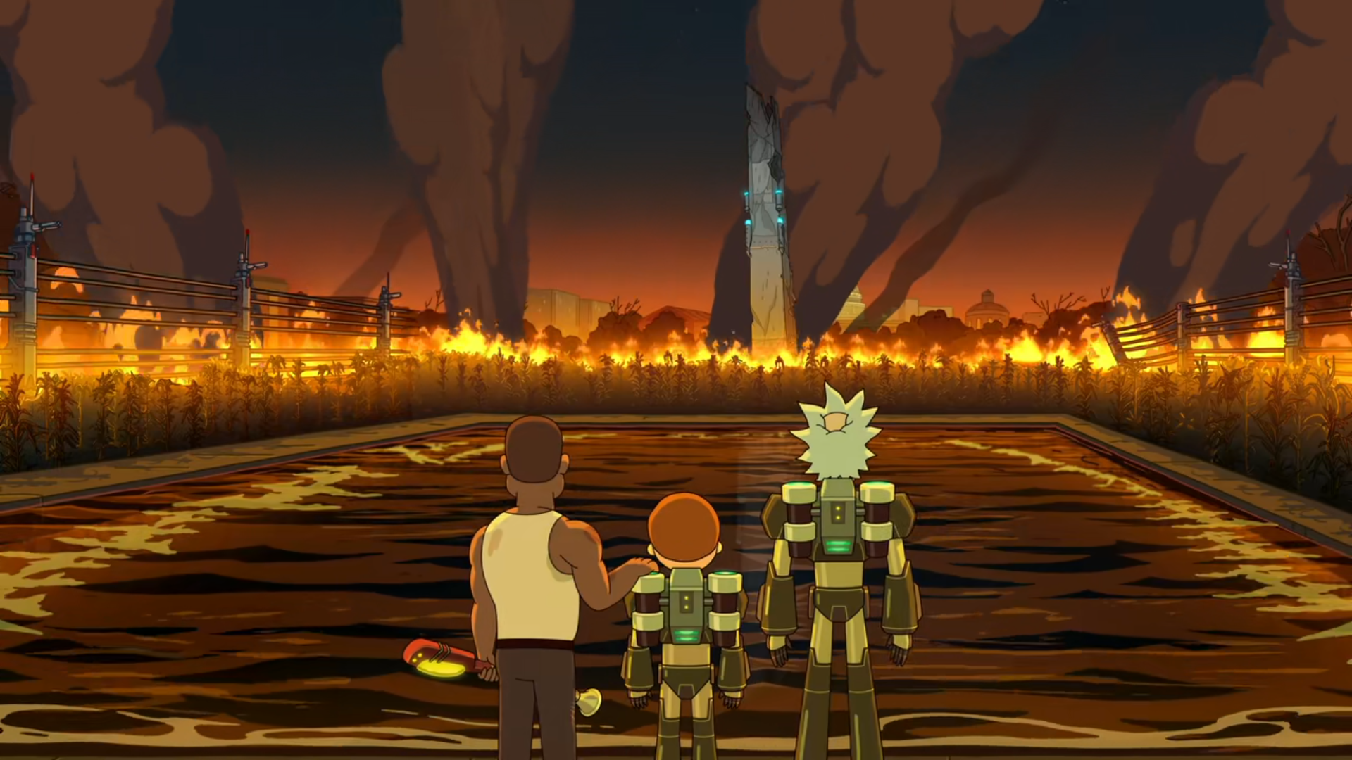 rick and morty wallpaper