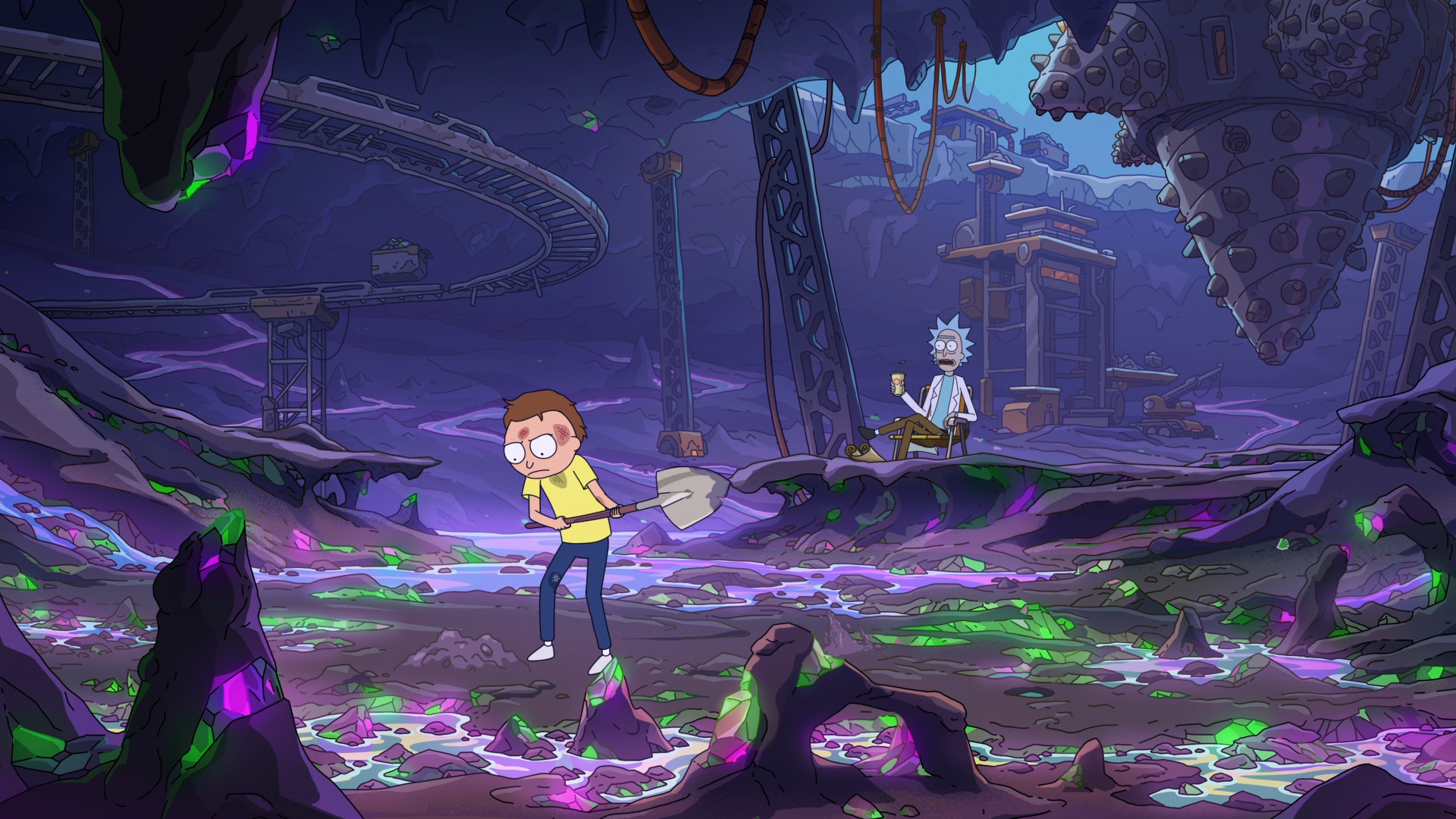 rick and morty wallpaper