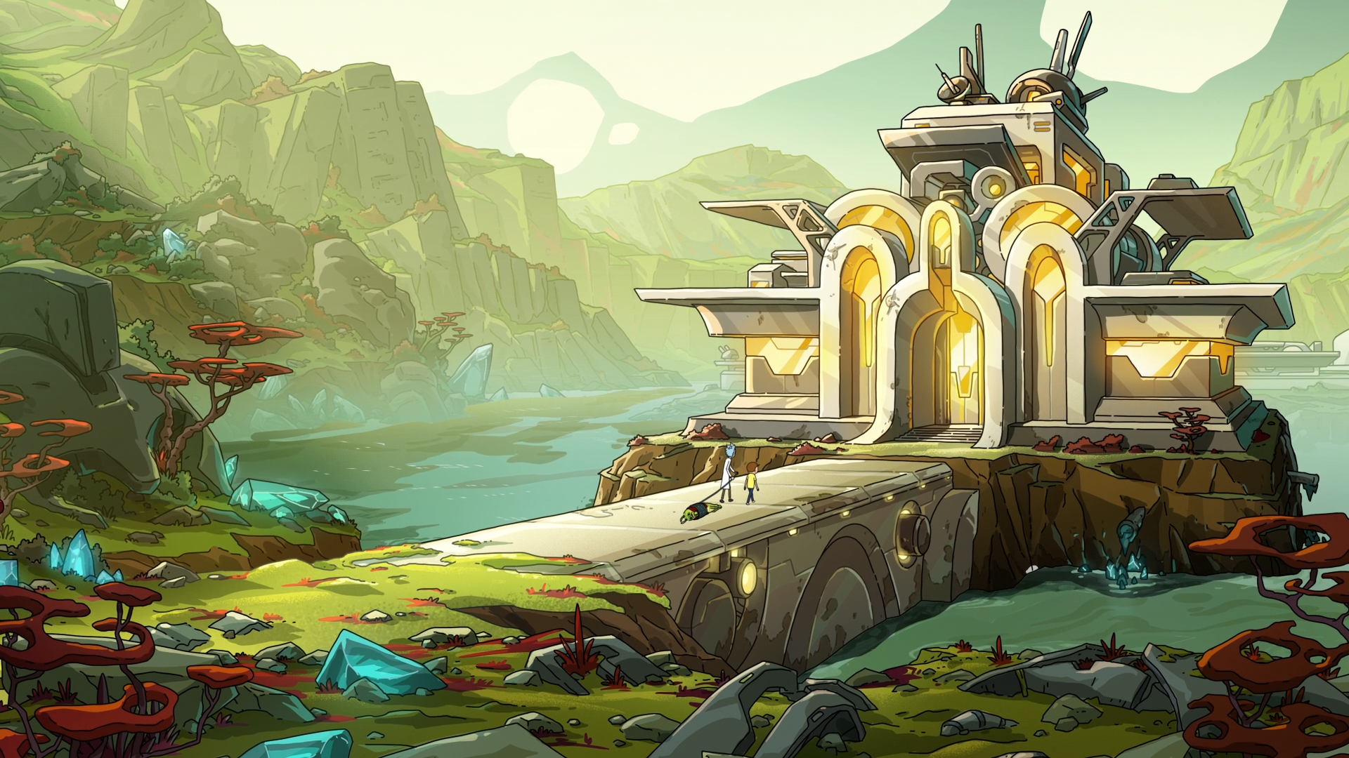 rick and morty wallpaper