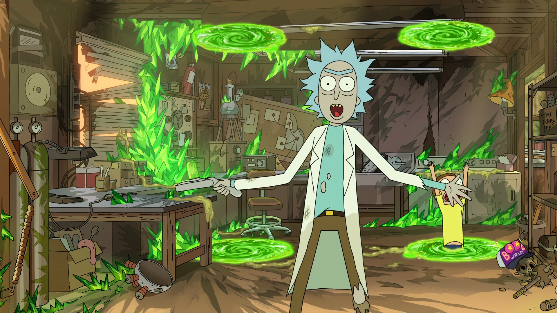 rick and morty wallpaper