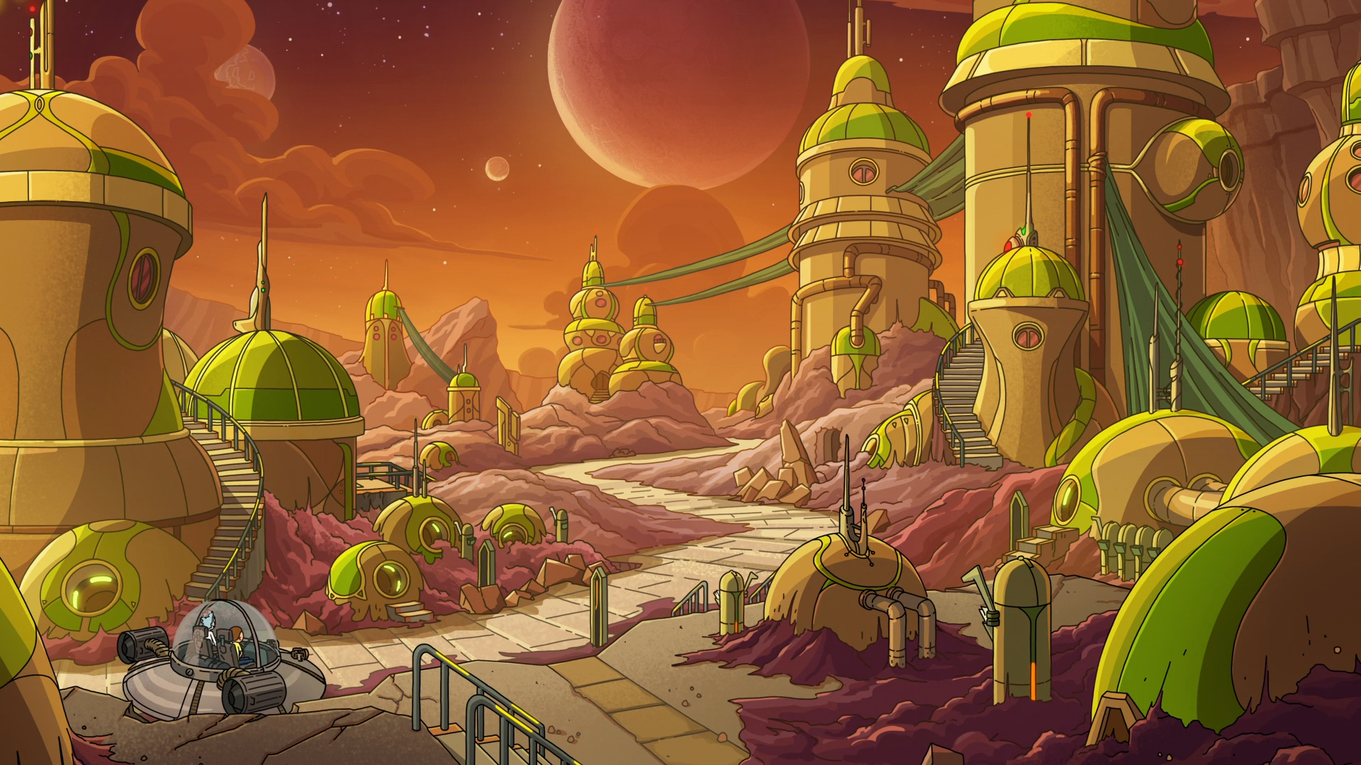 rick and morty wallpaper