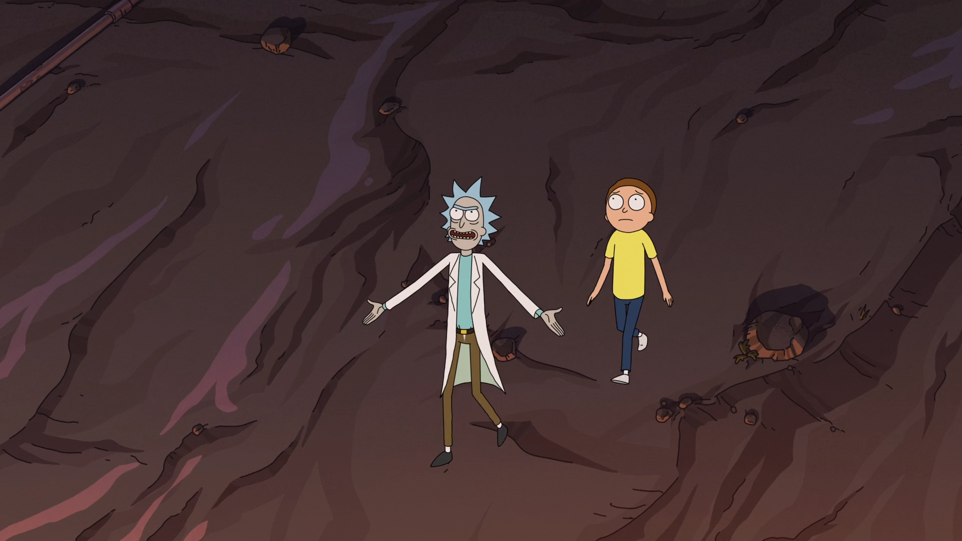 rick and morty wallpaper