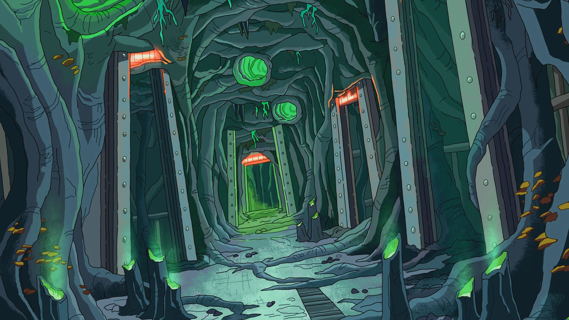 rick and morty wallpaper