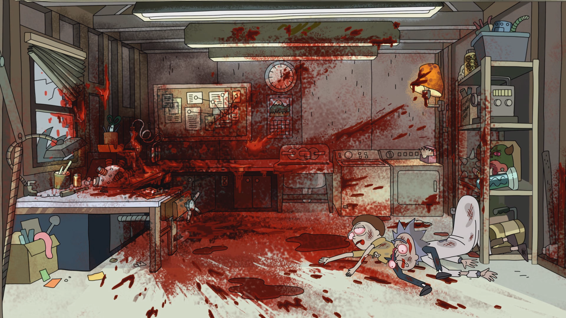 rick and morty wallpaper